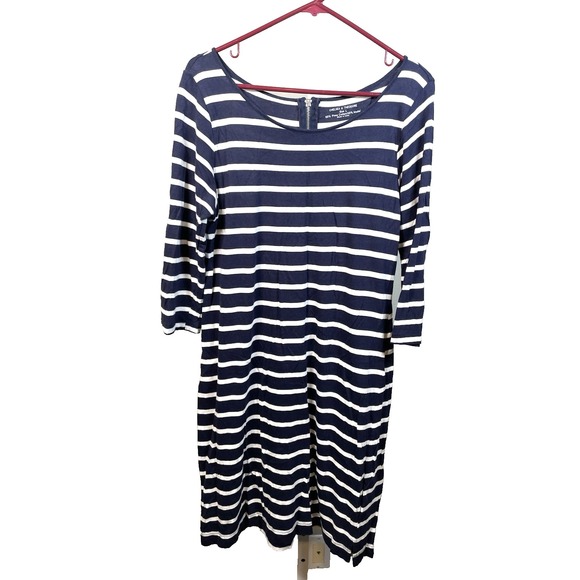 Chelsea & Theodore Dresses & Skirts - Chelsea & Theodore Summer Beach Dress‎ Nautical Striped Pima Cotton Modal Large